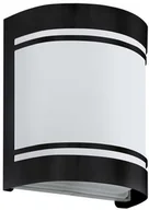 Lampy ogrodowe - Eglo Cerno 99565 kinkiet lampa ścienna zewnętrzna IP44 1x40W E27 biały/czarny - miniaturka - grafika 1