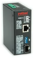 Przełączniki KVM - Rotronic ROLINE 21131149 konwerter "10/100/1000T przemysłowe  100/1000 °F" Czarny 21131149 - miniaturka - grafika 1