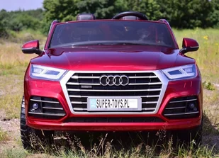 Super-Toys AUDI Q5 2 OSOBOWE, MIĘKKIE KOŁA, MIĘKKIE SIEDZENIE, LAKIER, PANEL MP4,PEŁNA OPCJA/Q5-TWO SEATS AUDI-Q5-TWO-LAKIER-CZERWON - Pojazdy elektryczne dla dzieci - miniaturka - grafika 13