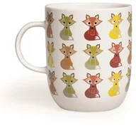 Kubki - Excelsa kubki Animals kubek MUG lis 400 ML, porcelana, biała/wielokolorowa, 8.9 x 8.9 x 10.6 cm 60400 - miniaturka - grafika 1