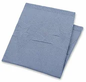 Koce i narzuty dla dzieci - Sterntaler koc z dzianiny Baylee, wiek: dla niemowląt od urodzenia, 75 x 90 cm, zielony - miniaturka - grafika 1