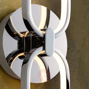 Schuller Kinkiet LED Colette, 2-punktowy, chrom - Lampy ścienne - miniaturka - grafika 4