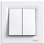 Wyłączniki światła i elektryczne - Schneider Asfora łącznik świecznikowy zaciski śrubowe biały EPH0300321 - miniaturka - grafika 1