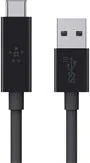 Kable USB - Belkin Kabel USB CABLE USB3.1/USB-C TO USB-A - F2CU029BT1 m-BLK (F2CU029BT1M-BLK) - miniaturka - grafika 1