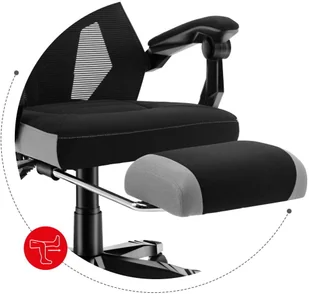 Huzaro Fotel gamingowy Huzaro COMBAT 3.0 GREY HZ-Combat 3.0 Grey - Fotele gamingowe - miniaturka - grafika 12