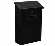 Skrzynki na listy - Skrzynka pocztowa na listy gazety czarna - miniaturka - grafika 1