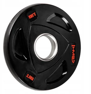 Talerz Stalowy na Siłownię Ciężar 2,5 kg Hms TOX02 - Obciążenia - miniaturka - grafika 6