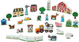 Melissa&Doug Drewniany Duży zestaw Farma MD14800 0000772148009 - Układanki dla dzieci - miniaturka - grafika 2