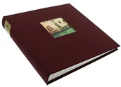 Albumy fotograficzne - Goldbuch GOLDBUCH album na zdjęcia z okienkiem wycięcia, Bella Vista, 25 x 25 cm, 60 białych stron z pergaminowy satynowany-podziału liści, lnu, Bordeaux,,,,, 24892 24 892 - miniaturka - grafika 1
