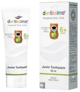 Dentissimo Junior Toothpaste - Pasta dla dzieci powyżej 6 lat z naturalnym jabłkiem, 50 ml Pas000206 - Pasty do zębów - miniaturka - grafika 2