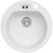 Zlewozmywaki - AXIS MALIBU 10 " Biały - miniaturka - grafika 1