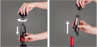 Vacu Vin Zestaw do wina Vacu Vin Wine Set Elegant - 5 elementów 3890660 - Zestawy do wina - miniaturka - grafika 8