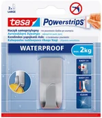 Wieszaki łazienkowe - Tesa Haczyk pojedynczy Powerstrips wodoodporny stal nierdzewna - miniaturka - grafika 1