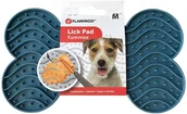 Zabawki dla psów - Flamingo Mata antystresowa na przysmaki dla psa Lick Pad kolor niebieski rozm. M nr 520213 - miniaturka - grafika 1
