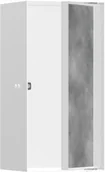 Półki łazienkowe - Hansgrohe 56088700 XtraStoris Rock Wnęka ścienna z drzwiami do wyłożenia płytkami 30 x 15 x 14 cm biały matowy - miniaturka - grafika 1
