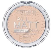Pudry do twarzy - Catrice All Matt Plus Shine Control Powder 12H puder matujący 010 Transparent 10g 45384-uniw - miniaturka - grafika 1