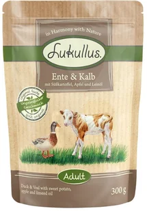 Lukullus w saszetkach 6 x 300 g bez zbóż) Drób i jagnięcina | 5% na pierwsze zamówienie | - Mokra karma dla psów Lukullus w saszetkach 6 x 300 g bez zbóż) Drób i jagnięcina | 5% na pierwsze zamówienie | - Mokra karma dla psów - miniaturka - grafika 2