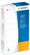 Dodatki do drukarek i skanerów - Herma HERMA 8072 etykiety Computer (perforowane matowy papier, 147,32 X 99,2 MM) 1000 sztuk białe 8072 - miniaturka - grafika 1