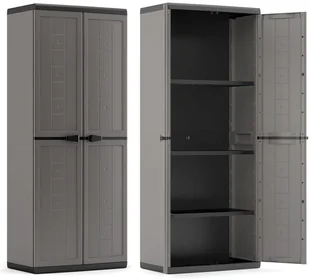 KETER Plastikowa szafa wielofunkcyjna KIS LINEAR high - high high - Pozostałe wyposażenie warsztatu - miniaturka - grafika 3