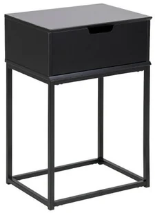 Actona Szafka nocna Mitra czarna/ czarna - Szafki do salonu - miniaturka - grafika 8