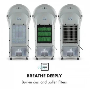 Klarstein Whirlwind 3-in-1 Klimatyzator wentylator schładzacz powietrza nawilżacz powietrza czarny ACO4-Whirlwind-B - Klimatory - miniaturka - grafika 5