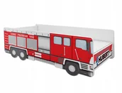 Łóżka dla dzieci i młodzieży - Acma Łóżko Straż Pożarna 140x70 materac Acma Auto - miniaturka - grafika 1