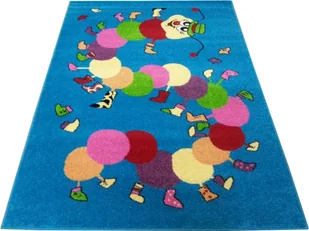 Dywan Funky 80x120 Iwo turkus niebieski dziecięcy - Dywany dla dzieci - miniaturka - grafika 2