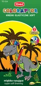 Przybory szkolne - TOMA Kredki szkolne elastyczne. Coloraptor, 12 kolorów - miniaturka - grafika 1
