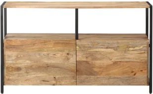 vidaXL Szafka, 110x35x65 cm, lite drewno mango 320918 - Szafki do salonu - miniaturka - grafika 11