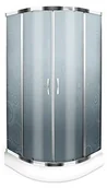 Kabiny prysznicowe - Durasan Parma 80 Round Dark - miniaturka - grafika 1