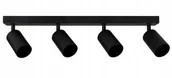 Lampy sufitowe - Mdeco Kierunkowy plafon jadalniany SLP8175 minimalistyczne tuby czarne - miniaturka - grafika 1