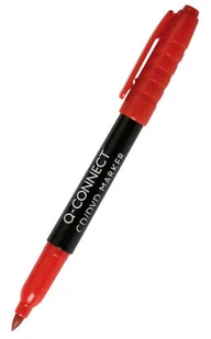 Q-CONNECT Marker do płyt CD/DVD , 1mm (linia), czerwony KF02302 - Markery permanentne - miniaturka - grafika 3