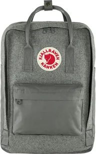 Fjällräven Fjällräven Knken Re-Wool Laptop Backpack 15", szary  2021 Plecaki szkolne i turystyczne F23328-027-0 - Plecaki - miniaturka - grafika 2