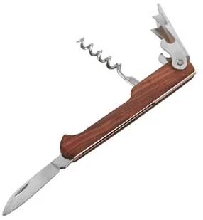 Excellent Houseware EH Kelnerski KORKOCIĄG do wina butelek otwieracz 140815 - Korkociągi i otwieracze - miniaturka - grafika 2