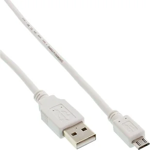 InLine Kabel USB USB A/Micro USB 1.5m Biały 31715W - Kable USB - miniaturka - grafika 2