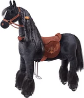 Zabawki na biegunach - Ponnie Jeżdżący mechaniczny koń Ebony M - miniaturka - grafika 1