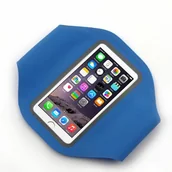 Ściągacze i opaski sportowe - Sunen Sportowa opaska na ramię na telefon/klucze Sunen, niebieska ME-SU-T023 - miniaturka - grafika 1