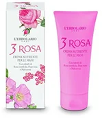 Kremy i maski do rąk - L'Erbolario L 'erbolario 3 różowa papierów perfumowanych krem do rąk do aksamitna, skóry, 1er Pack (1 X 75 ML) - miniaturka - grafika 1