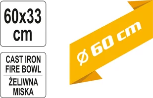 Toya PALENISKO OGRODOWE 60CM 99711 ZYSKAJ RABAT 30 ZŁ 99711 - Paleniska ogrodowe - miniaturka - grafika 3