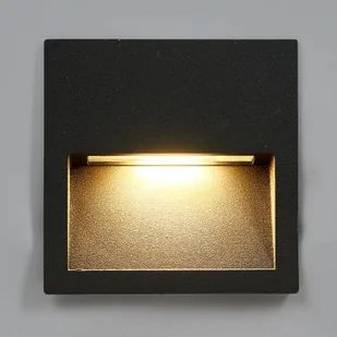 Lucande Kwadratowy kinkiet zewnętrzny LED Loya - Lampy ścienne - miniaturka - grafika 3