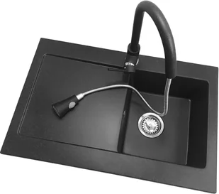 Laveo 6 kolorów Zlewozmywak Granitowy Duża Komora 20 cm - Zlewozmywaki - miniaturka - grafika 6