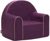 Fotele i pufy dla dzieci - Fotelik piankowy MIDI fioletowy Kolory! - miniaturka - grafika 1