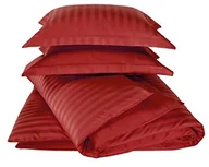 Pościel dla dzieci - De Witte Lietaer Pościel de Witte lietaer zygo Chili Pepper poszewka na kołdrę + 2 poszewki na poduszkę z kierownicy czesana bawełna ciemny czerwony/bordowy 200 x 220 cm ParureZygoChiliPepper/Rougefoncé200 - miniaturka - grafika 1
