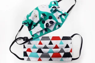 Maseczka dwustronna bawełniana mix wzorów 1szt Beepack 5906746004195 - Środki do zmywarek - miniaturka - grafika 2