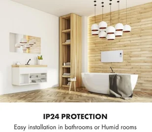 Klarstein Klarstein Hot Spot CV20 Grzejnik konwektorowy 2000 W IP24 pilot zdalnego sterowania kolor biały HTR2-Hot Spot CV20WH - Ogrzewanie przenośne - miniaturka - grafika 6