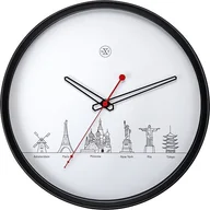 Zegary - Nextime Zegar ścienny Wordtour 7350 - miniaturka - grafika 1