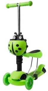 INDIANA Hulajnoga D1 3w1 Zielony D1/G 3W1 - Hulajnogi - miniaturka - grafika 2