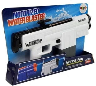 Import LEANToys Pistolet na Wodę 346 ml Zasięg 6,5 m Biały LT-8189-0 - Zabawki militarne - miniaturka - grafika 3