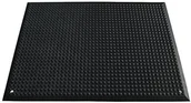 Wycieraczki - Miltex miltex 17061 mata podłogowa Yoga ergonomii, ESD B1 wersji z kablem upływowy, antystatyczne i zmniejszających palność, 65 x 95 cm, czarny 17061 - miniaturka - grafika 1