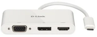 D-Link Adapter USB-C/HDMI/VGA/DisplayPort DUBV310 - Adaptery i przejściówki - miniaturka - grafika 2